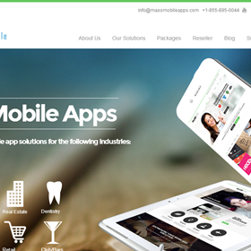 Website Design: Mass Mobile Apps